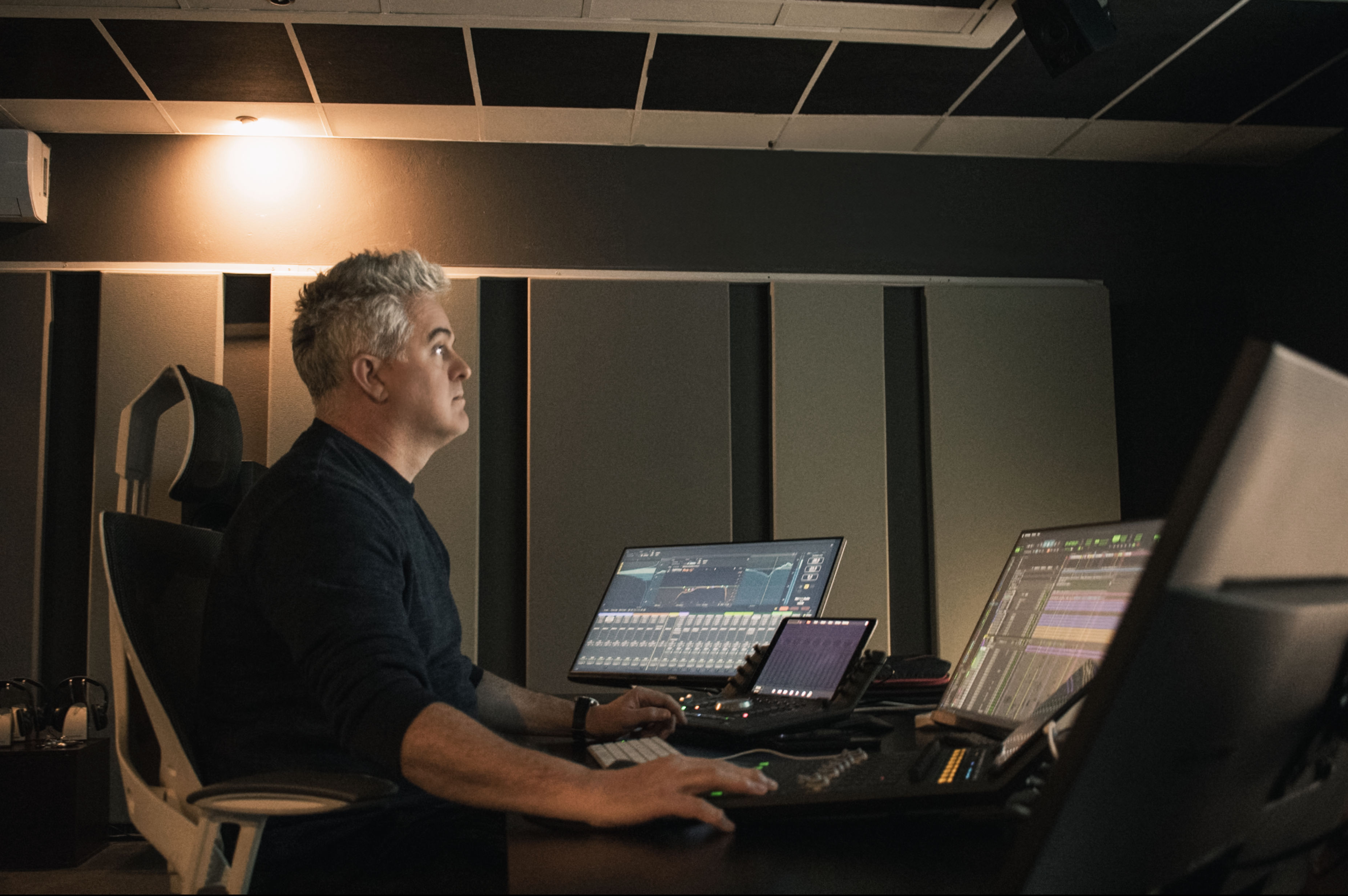 Guy in studio, again